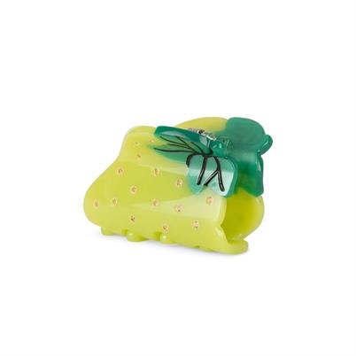 Sui Ava Strawberry Mini Hårklemme Green Shop Online Hos Blossom